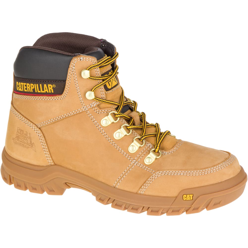 CATERPILLAR Men's 6 in. Outline Soft Toe Work Boots, Wheat 8