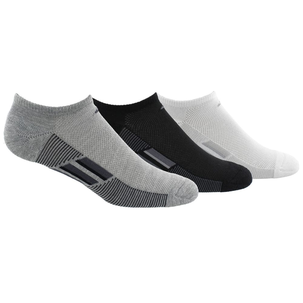 ADIDAS Women's Climacool Superlite Stripe No-Show Socks, 3-Pack M