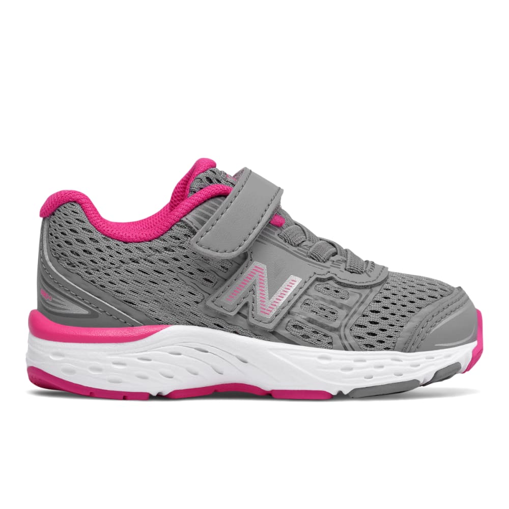 NEW BALANCE Toddler Girls' Hook-and-Loop 680v5 Alternate Closure ...