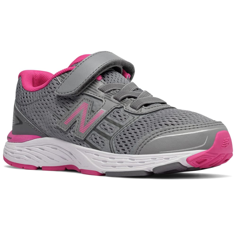 NEW BALANCE Little Girls' Preschool 680v5 Alternate Closure Sneakers 1