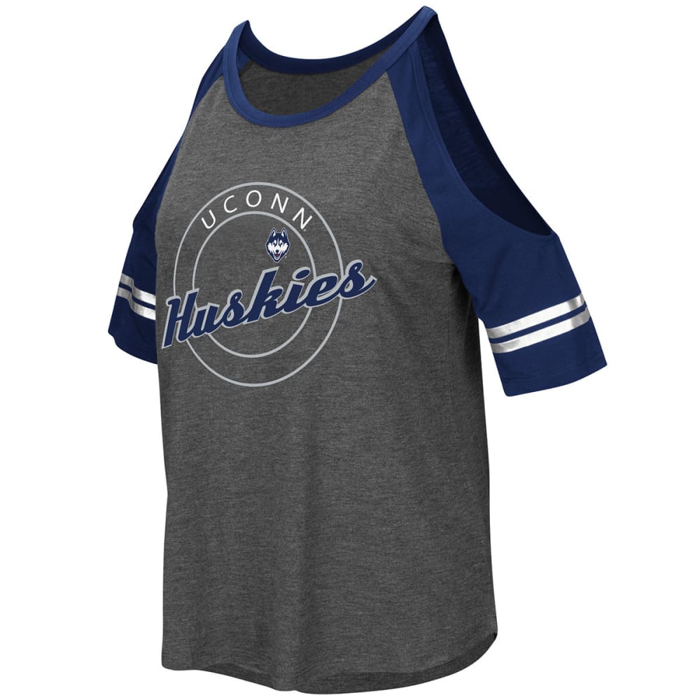 UCONN Women's Mae Cold-Shoulder Short-Sleeve Tee S