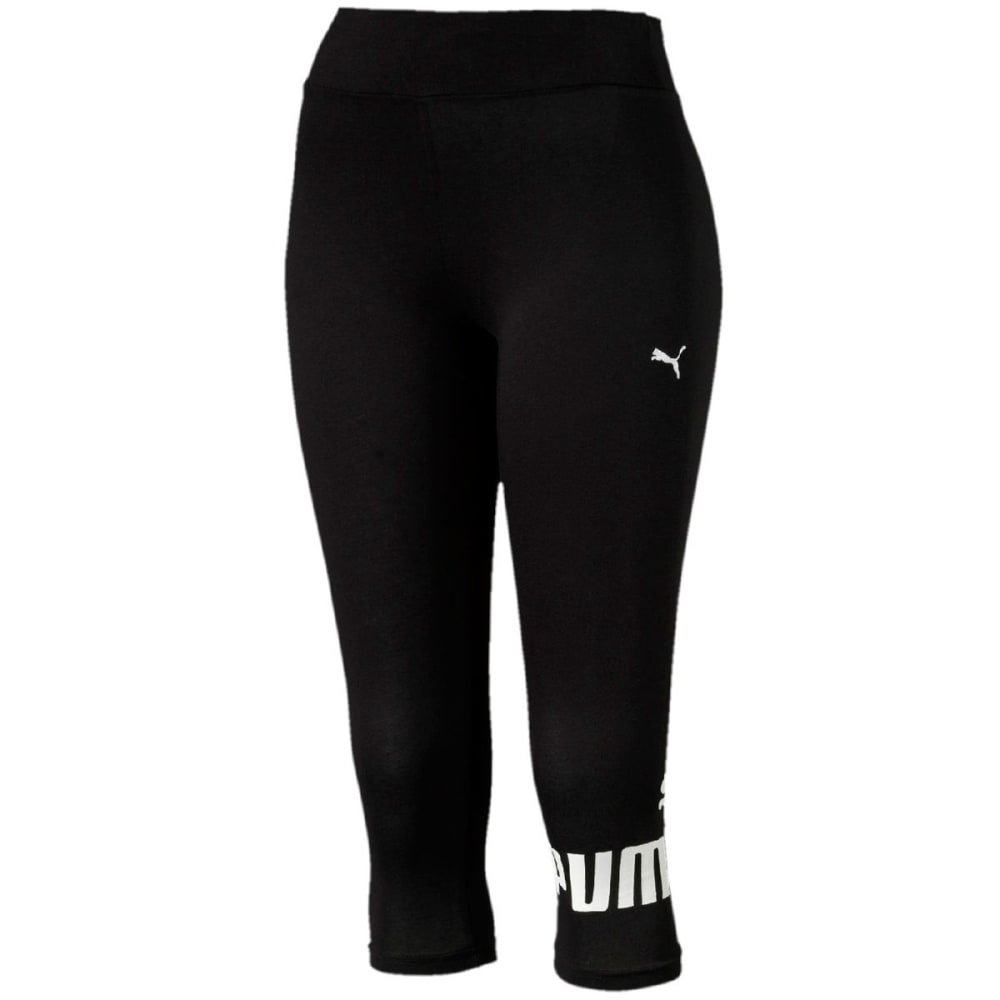 PUMA Women's Style No.1 Logo ¾-Length Leggings S