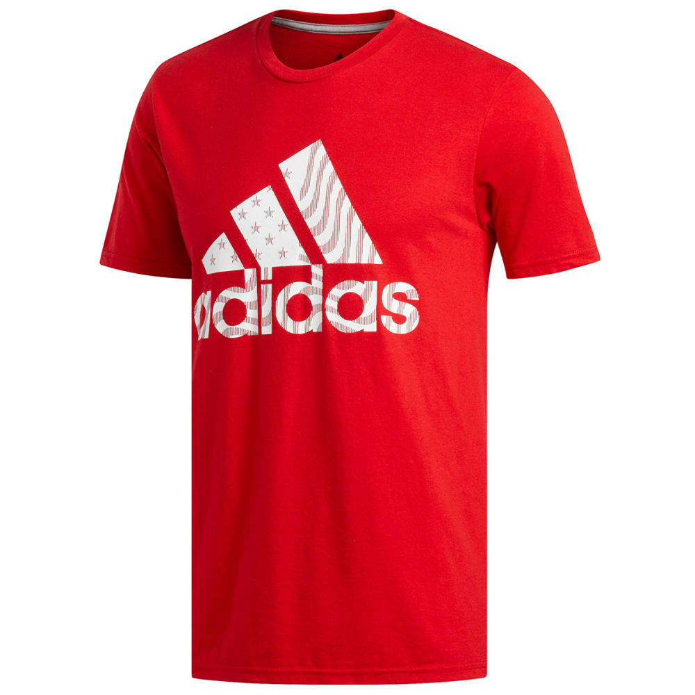 ADIDAS Men's Badge of Sport American Fill Short-Sleeve Tee - Bob’s Stores