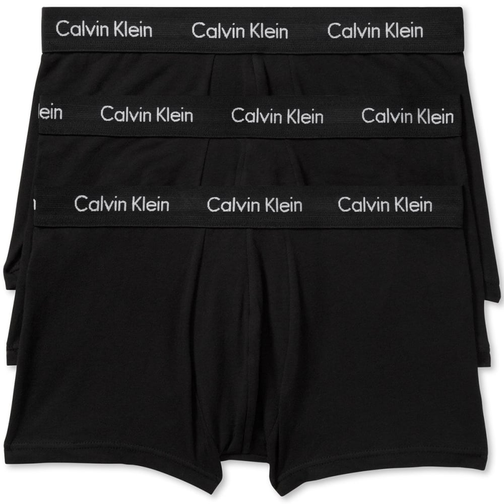 CALVIN KLEIN Men's Stretch Low-Rise Trunks, 3-Pack S