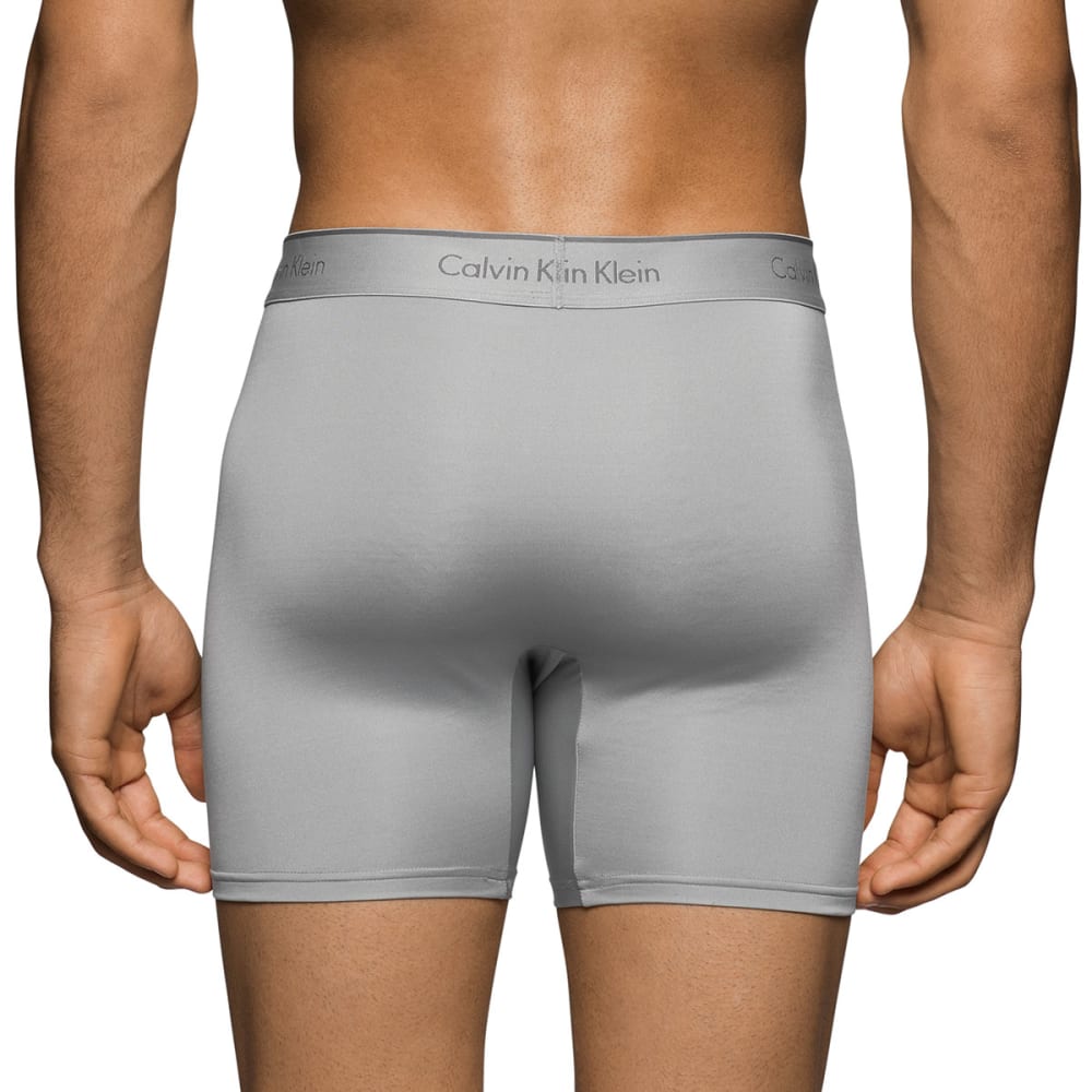 CALVIN KLEIN Men's Stretch Microfiber Boxer Briefs, 3-Pack - Bob's Stores