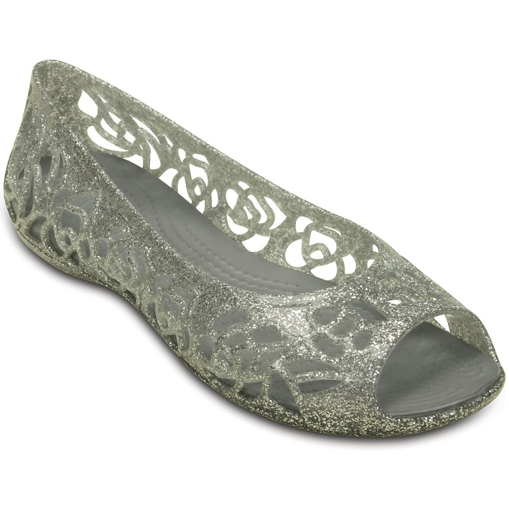 CROCS Girls' Isabella Glitter Flats 3