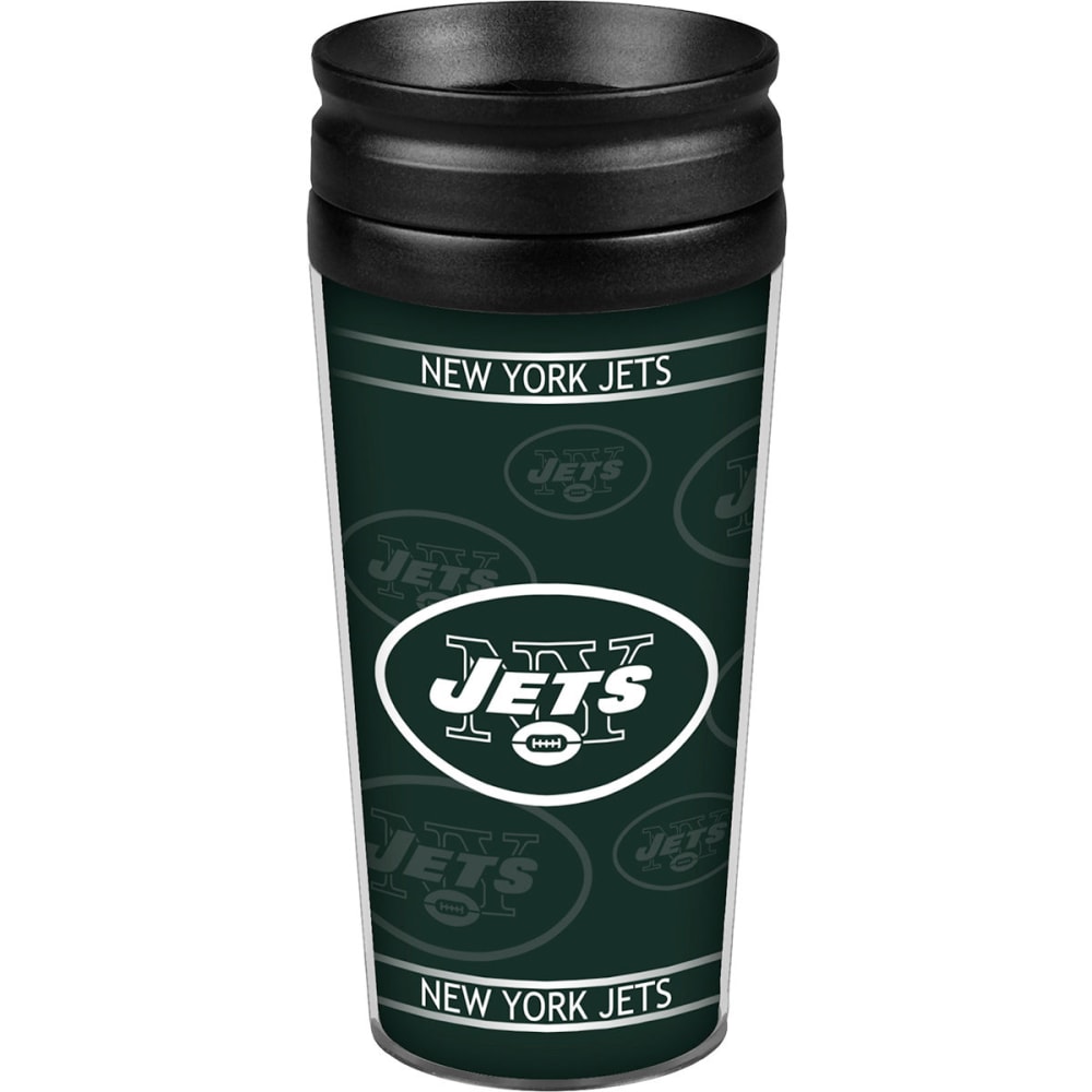 NEW YORK JETS Full Wrap Travel Tumbler NO SIZE