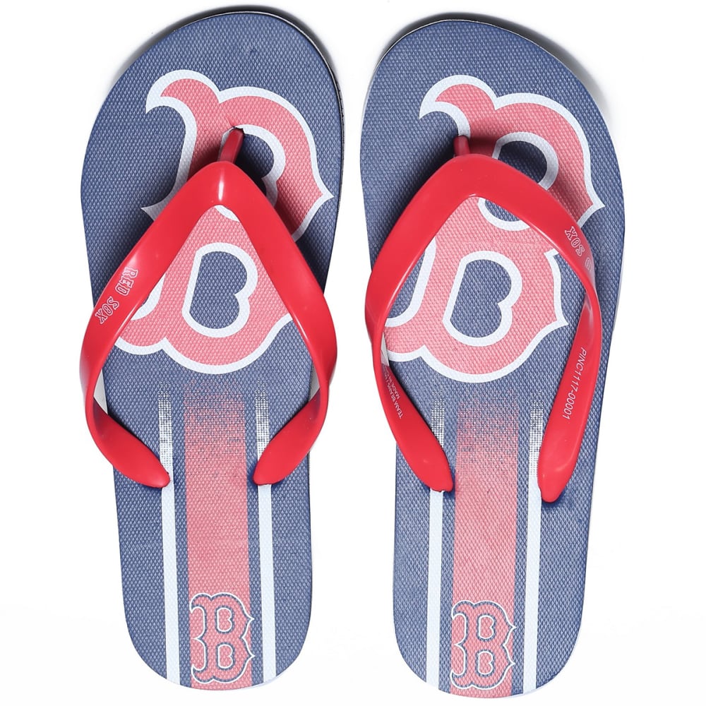 BOSTON RED SOX Unisex Gradient Big Logo Flip Flops Bob s Stores