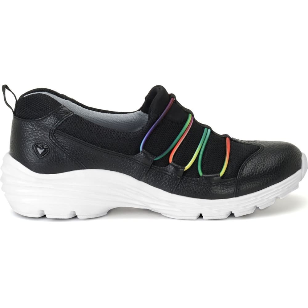 NURSE MATES Women's Align Dash Slip-On Shoes, Black 6