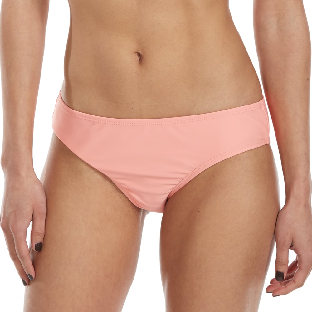 HOT WATER Juniors' Wide Cheeky Hipster Bikini Bottoms L