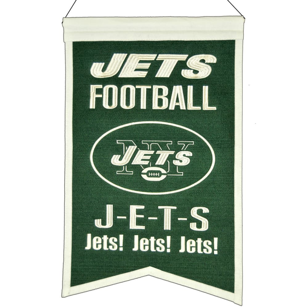 NEW YORK JETS J-E-T-S Franchise Banner NO SIZE
