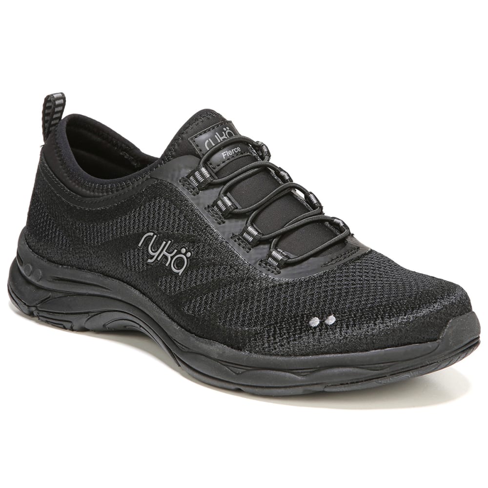 RYKA Women's Fierce Walking Shoes, Triple Black Bob’s Stores