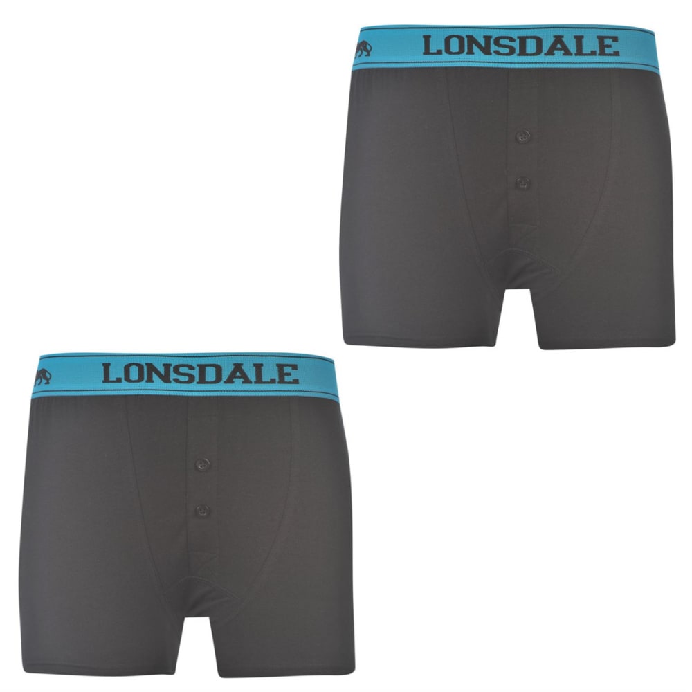 LONSDALE Boys' Boxers, 2-Pack 7-8X