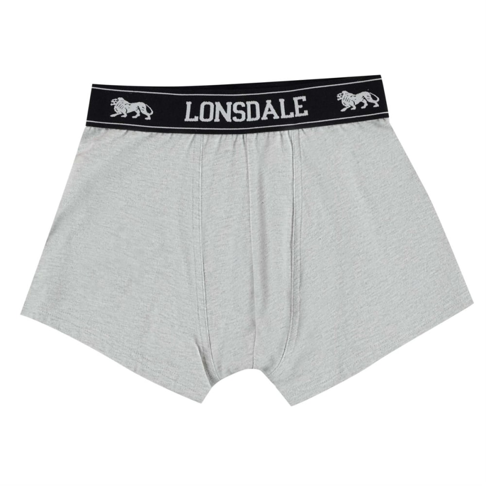 LONSDALE Boys' Trunks, 2-Pack 7-8X