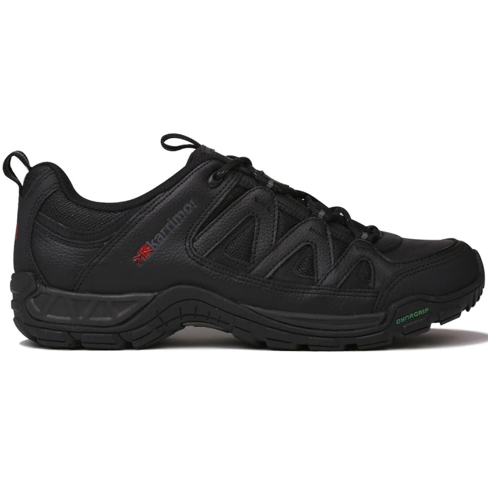 KARRIMOR Men's Summit Leather Low Hiking Shoes, Black 7