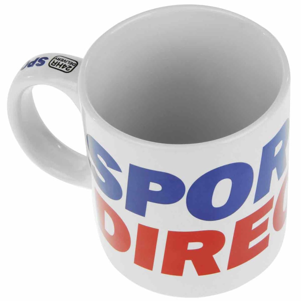 SportsDirect, Super-Sized Logo Mug, Branco/Azul/Vermelho