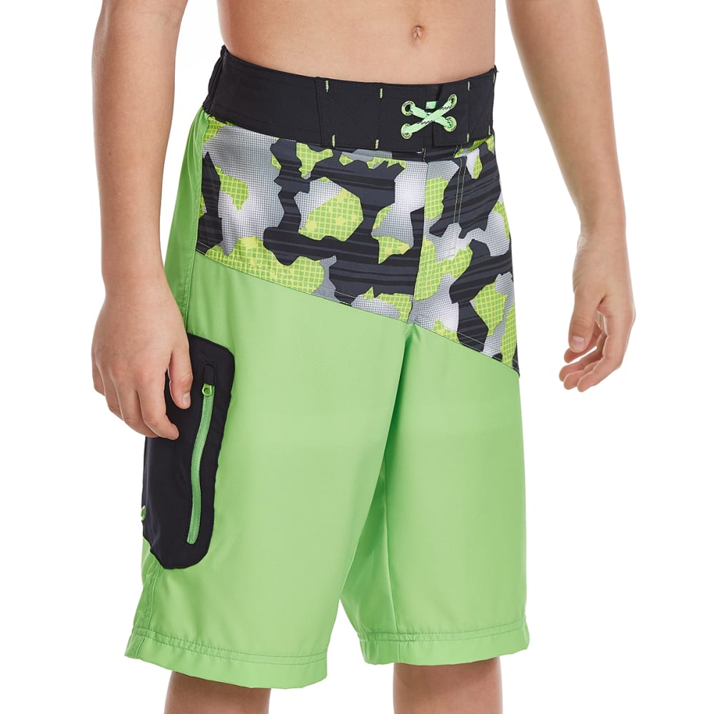 FREE COUNTRY Little Boys' Camo Zone HydroFLX Boardshorts - Bob’s Stores