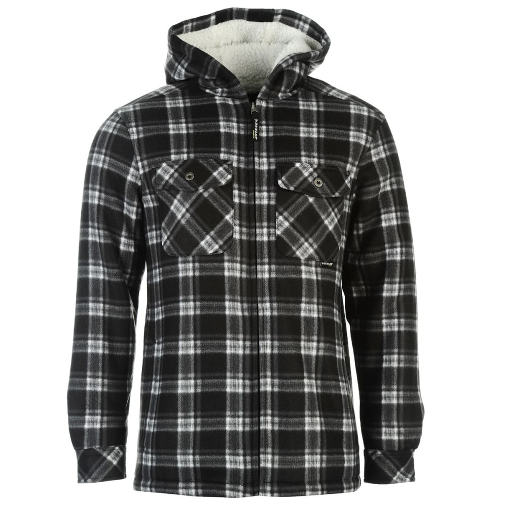 DUNLOP Men's Checkered Full-Zip Hoodie M