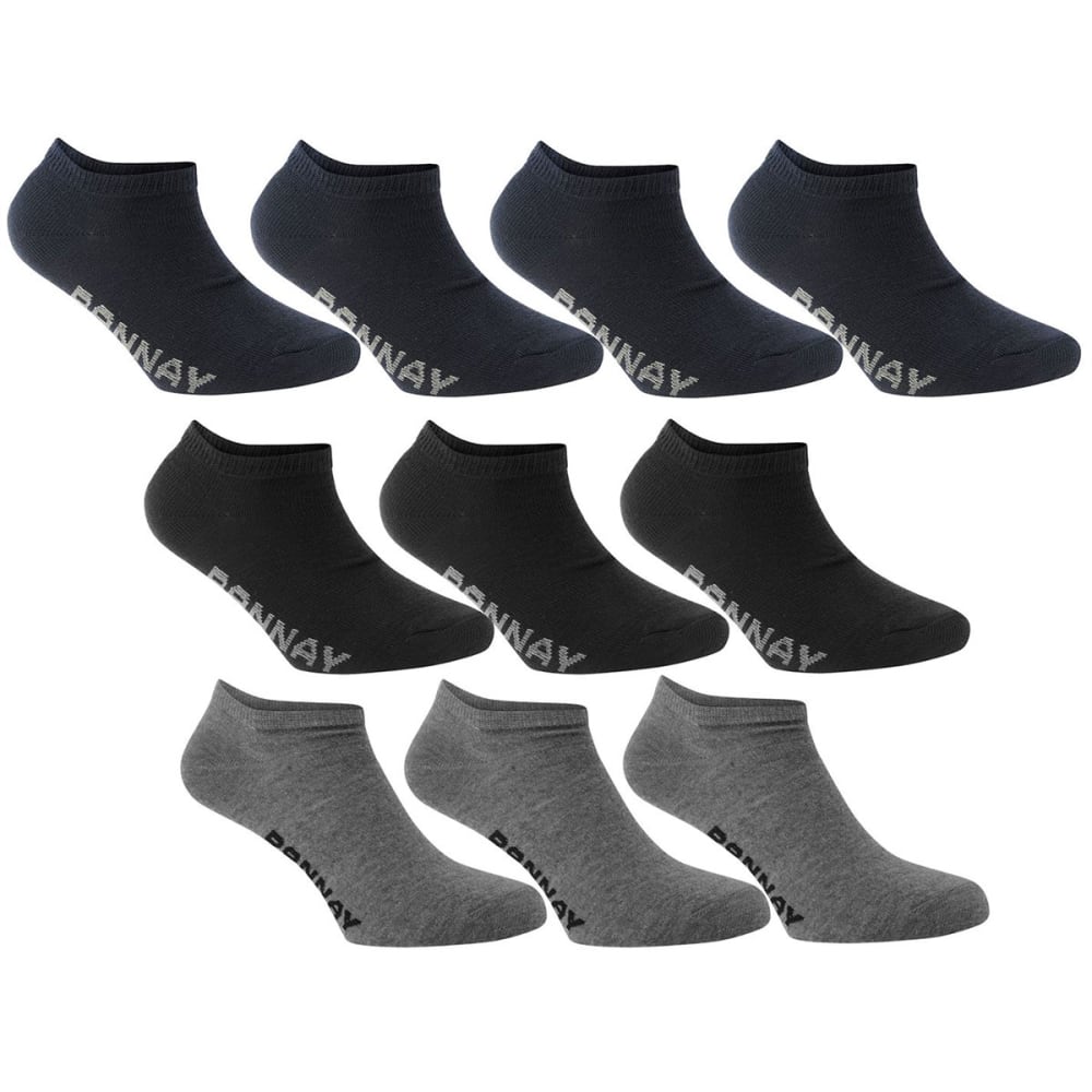 DONNAY Men's Sneaker Socks, 10-Pack 8-12