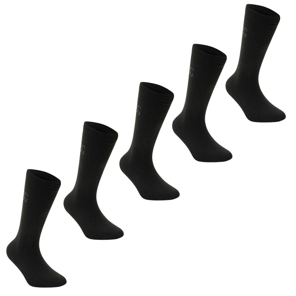 GIORGIO Kids' Classic Socks, 5-Pack 2Y-7Y