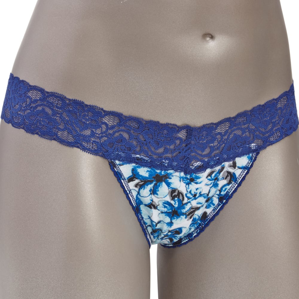 RENE ROFE Juniors' Perfect Lace Thong Underwear S