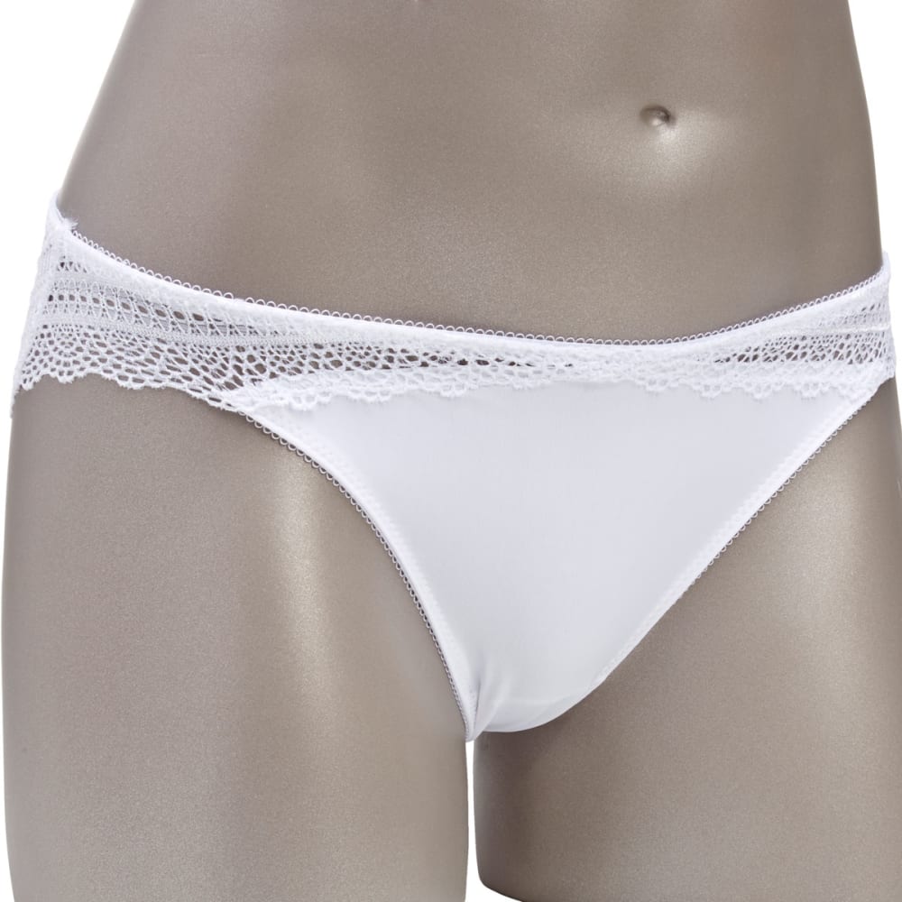 RENE ROFE Juniors' Layers of Lace Bikini Briefs XL