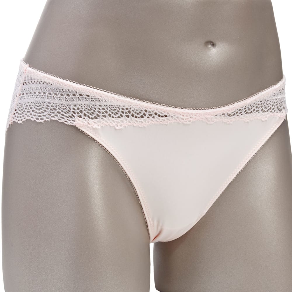 RENE ROFE Juniors' Layers of Lace Bikini Briefs S