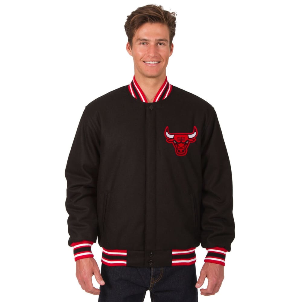 CHICAGO BULLS Men's Reversible Wool Jacket S