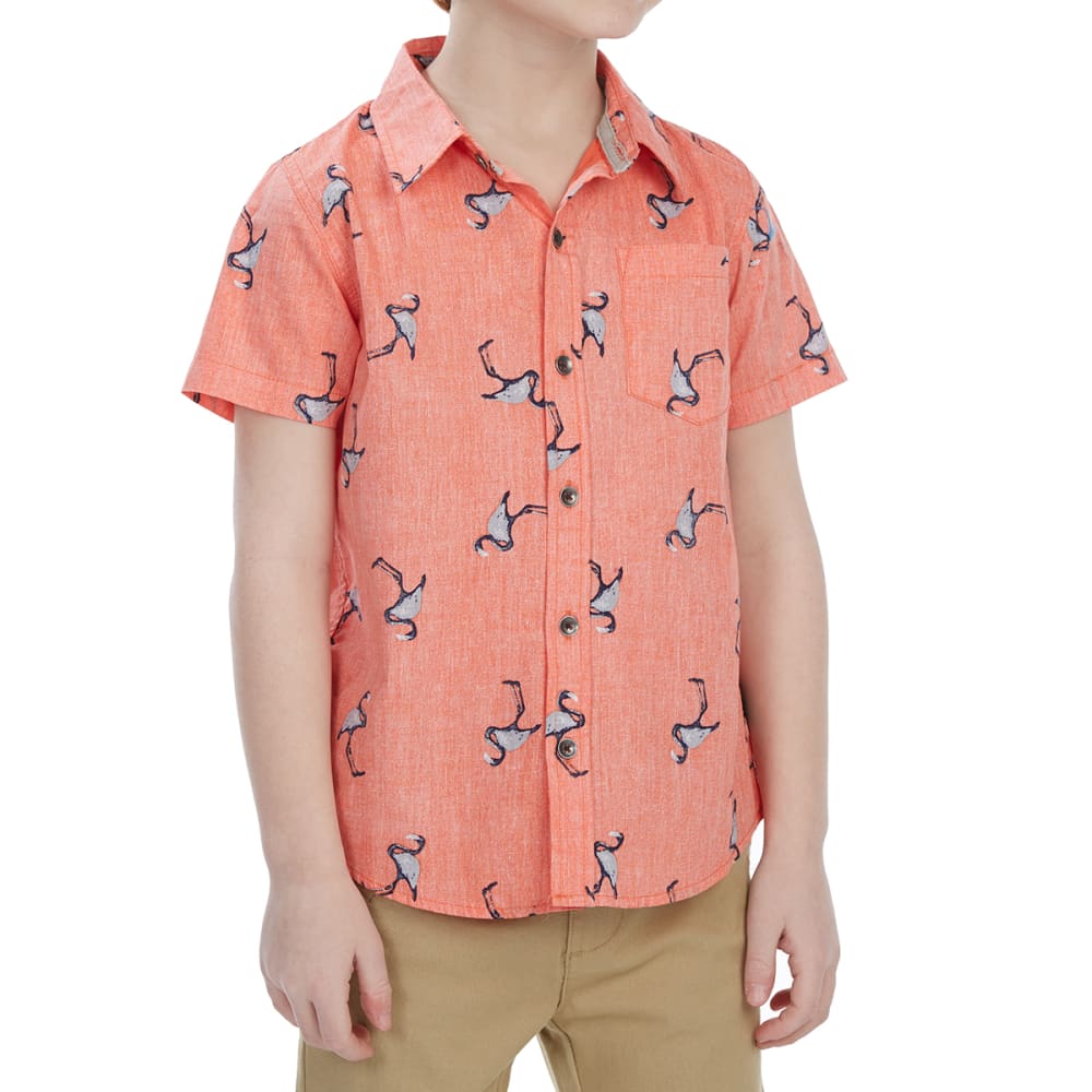 OCEAN CURRENT Little Boys' YeaYea Poplin Woven Short-Sleeve Shirt 6