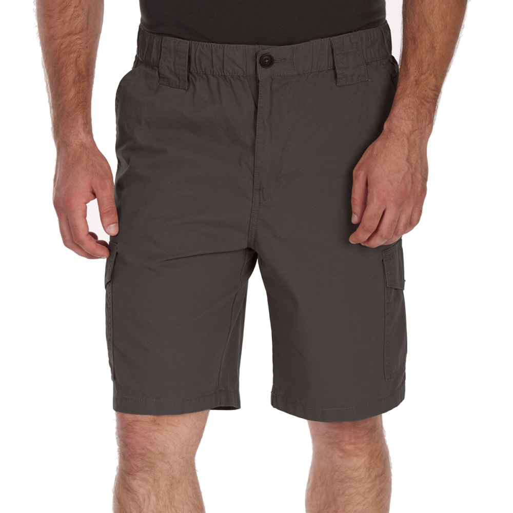 RUGGED TRAILS Men's Canvas Elastic Waist Hiking Shorts - Bob’s Stores