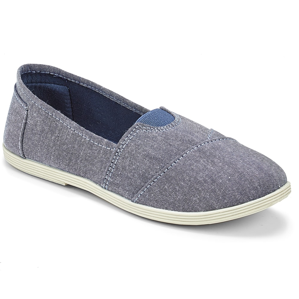 OLIVIA MILLER Women's Chambray Slip-On Casual Shoes - Bob’s Stores