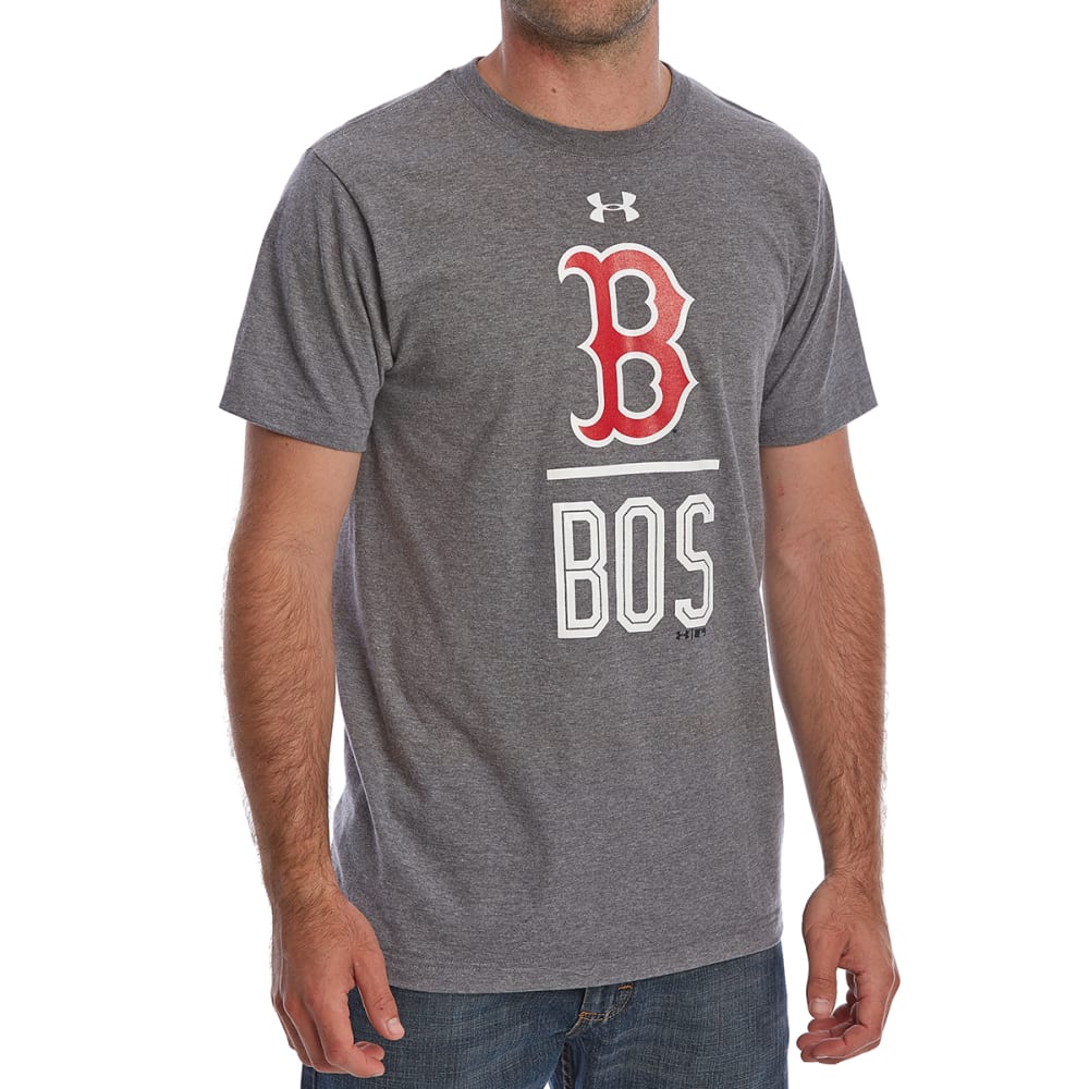 Men's Boston Red Sox Under Armour Red Performance Slash T-Shirt