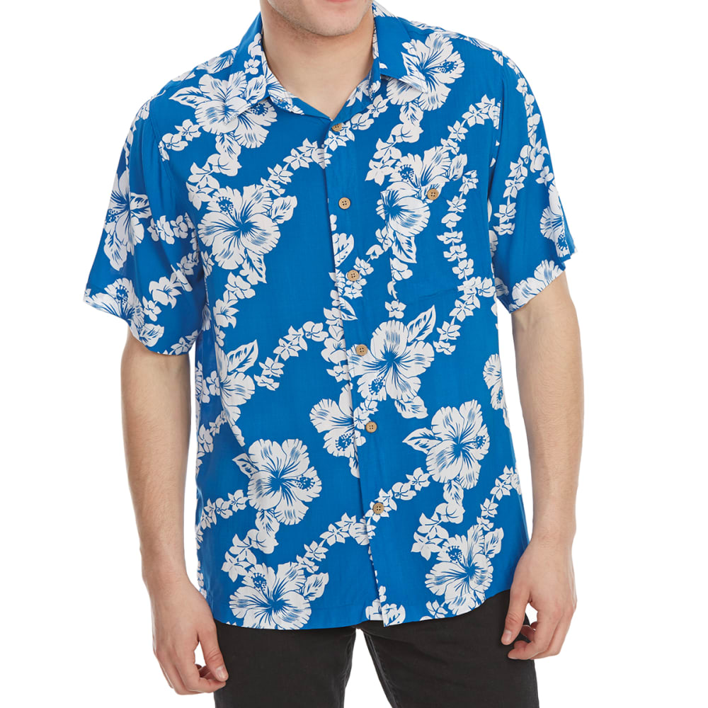 NO FEAR Men's Printed Rayon Short-Sleeve Shirt - Bob’s Stores