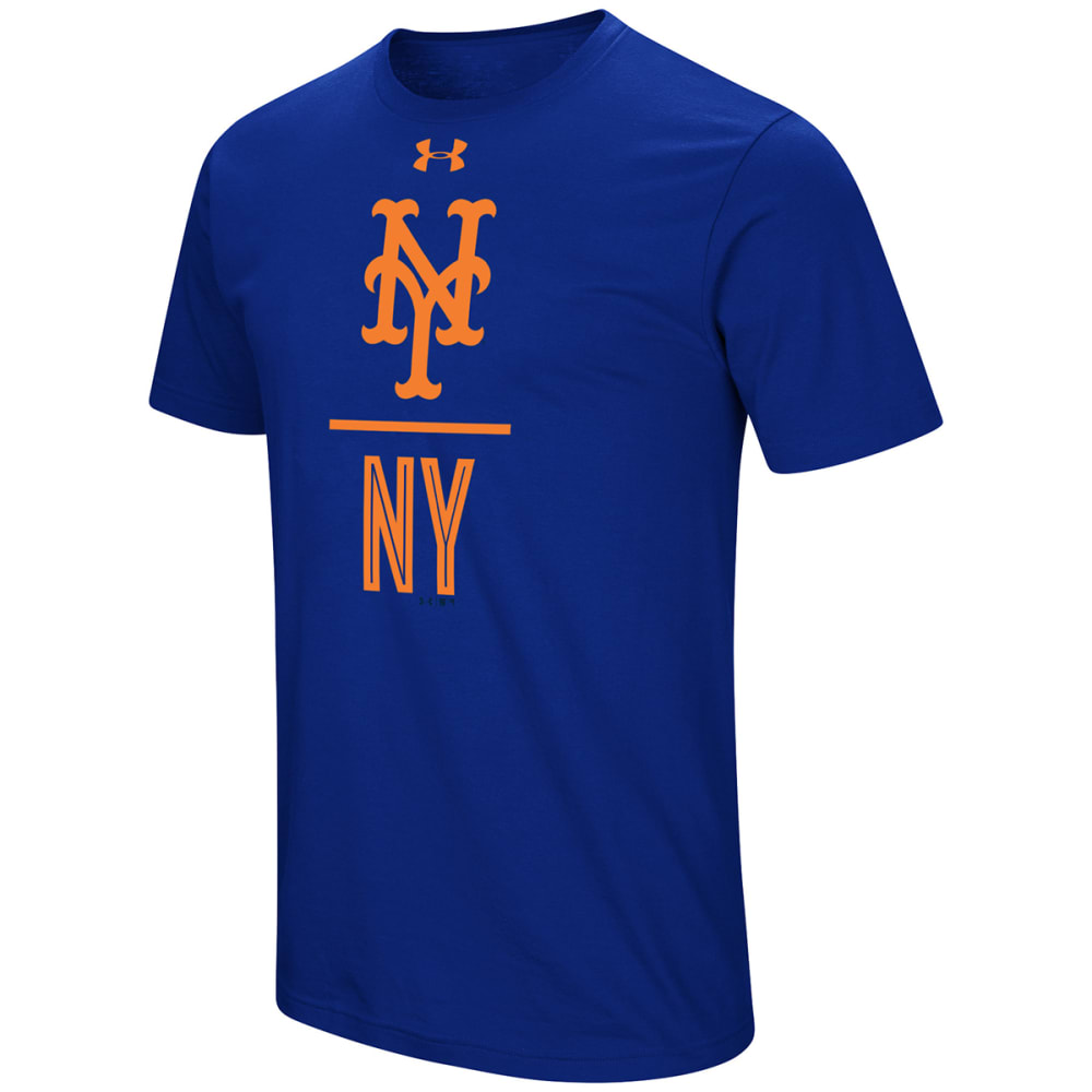 UNDER ARMOUR Men's New York Mets UA Performance Slash Short-Sleeve Tee M