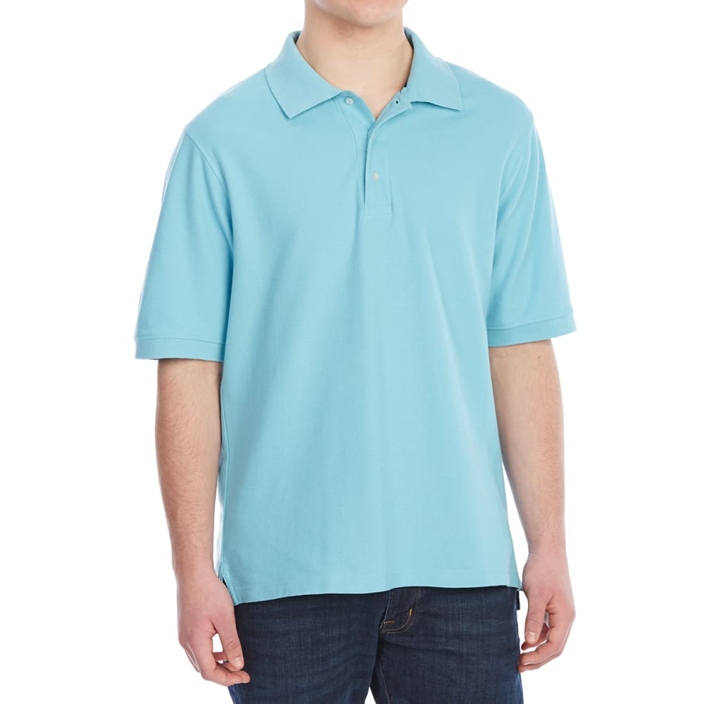 BCC Men's Pique Short-Sleeve Polo Shirt M