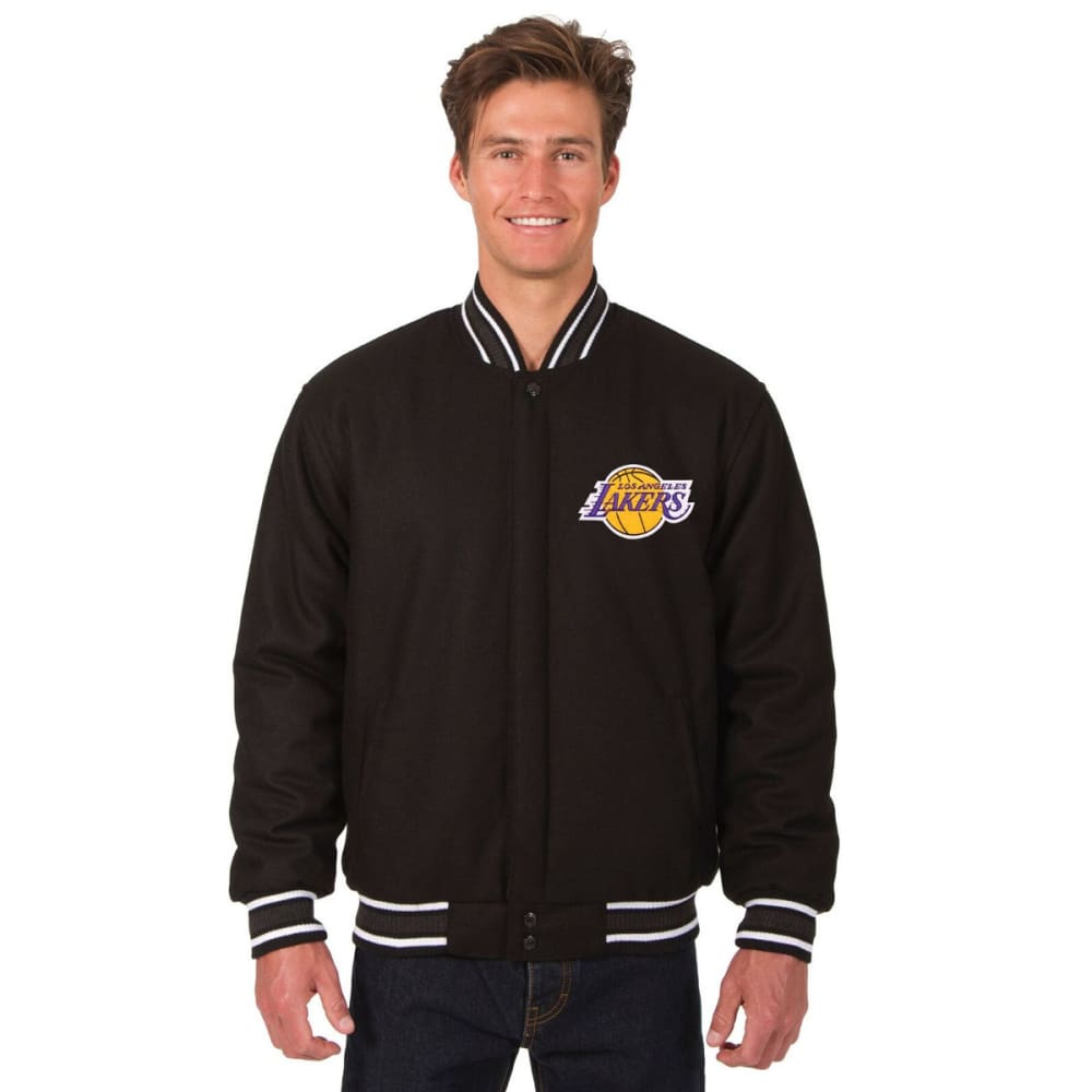 Los Angeles Lakers JH Design Two-Tone Reversible Fleece Hooded