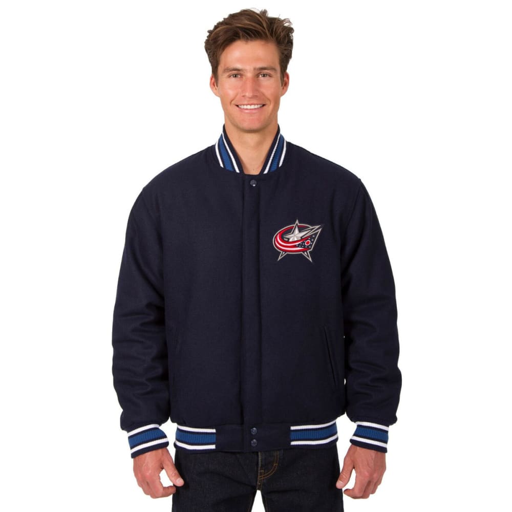 COLUMBUS BLUE JACKETS Men's One Logo Reversible Wool Jacket - Bob’s Stores