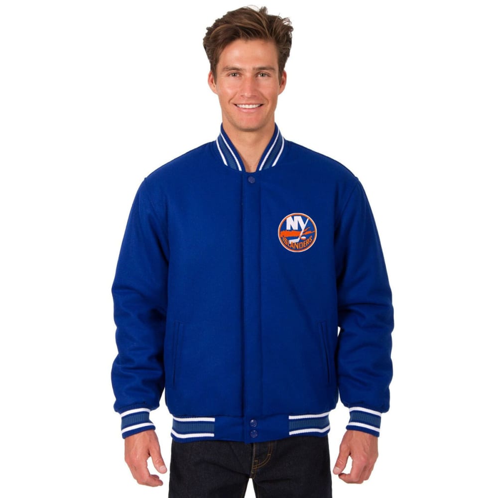 NEW YORK ISLANDERS Men's One Logo Reversible Wool Jacket S