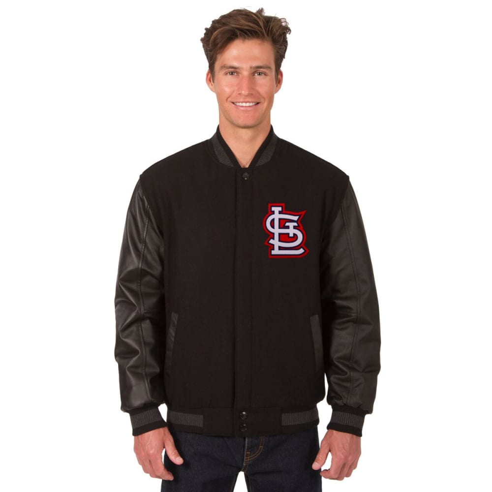 ST. LOUIS CARDINALS Men's Wool and Leather Reversible One Logo Jacket S