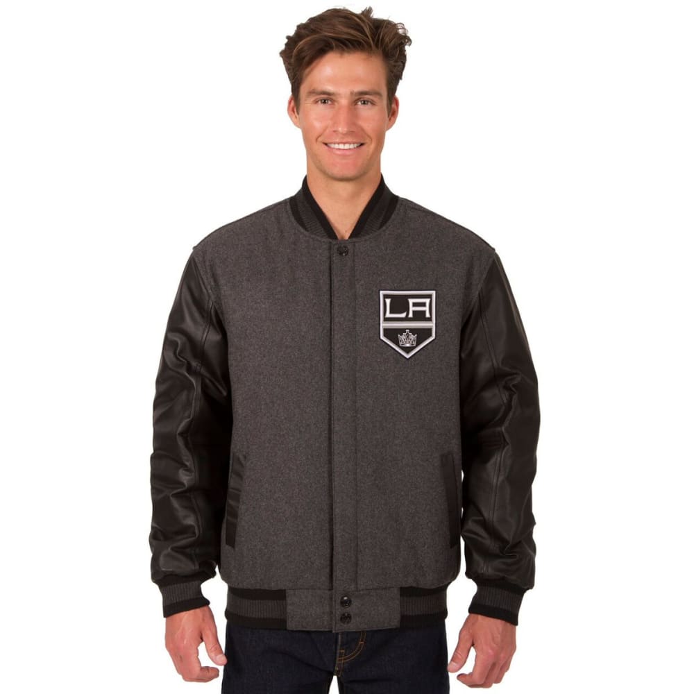 LOS ANGELES KINGS Men's Wool and Leather Reversible Logo(2) Jacket S