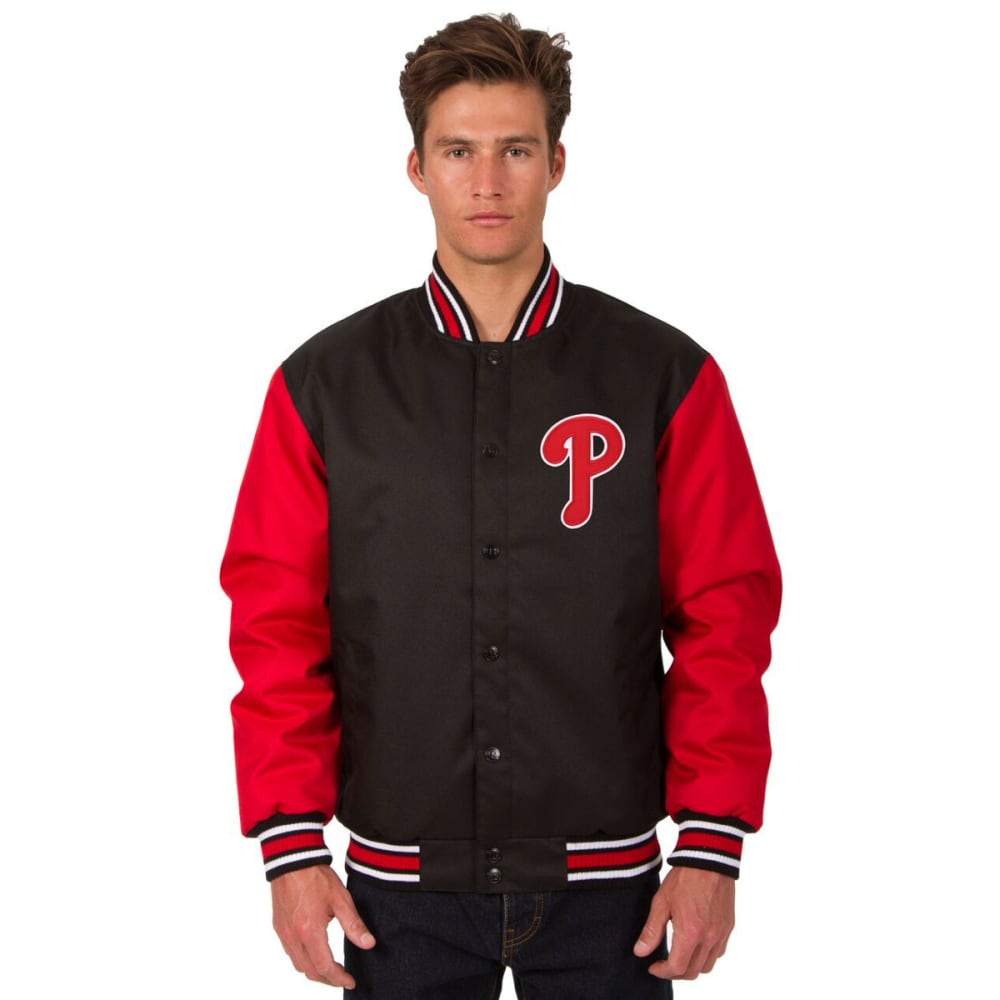 PHILADELPHIA PHILLIES Men's Poly Twill Logo Jacket S