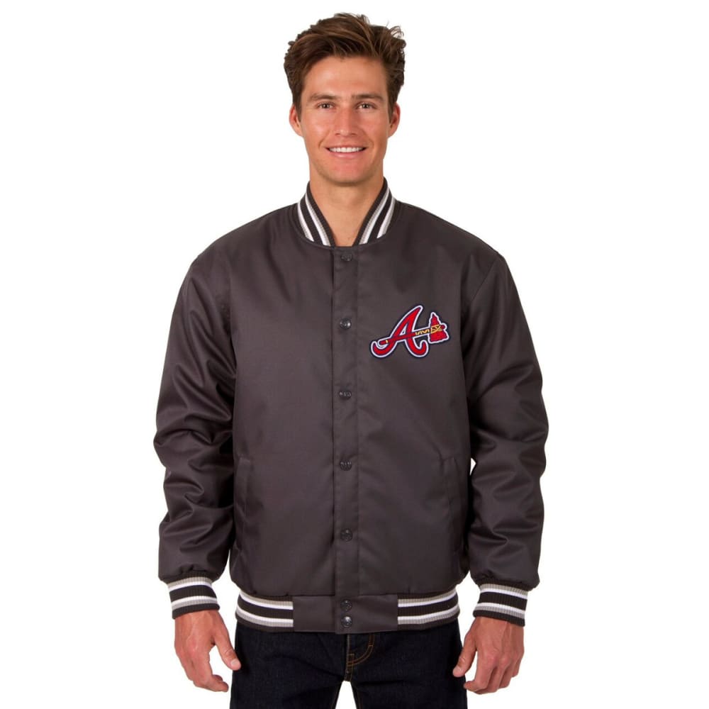 ATLANTA BRAVES Men's Poly Twill Embroidered Jacket S