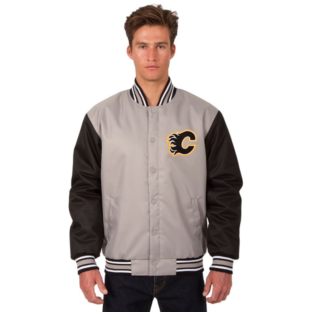 CALGARY FLAMES Men's Poly Twill Embroidered Jacket S