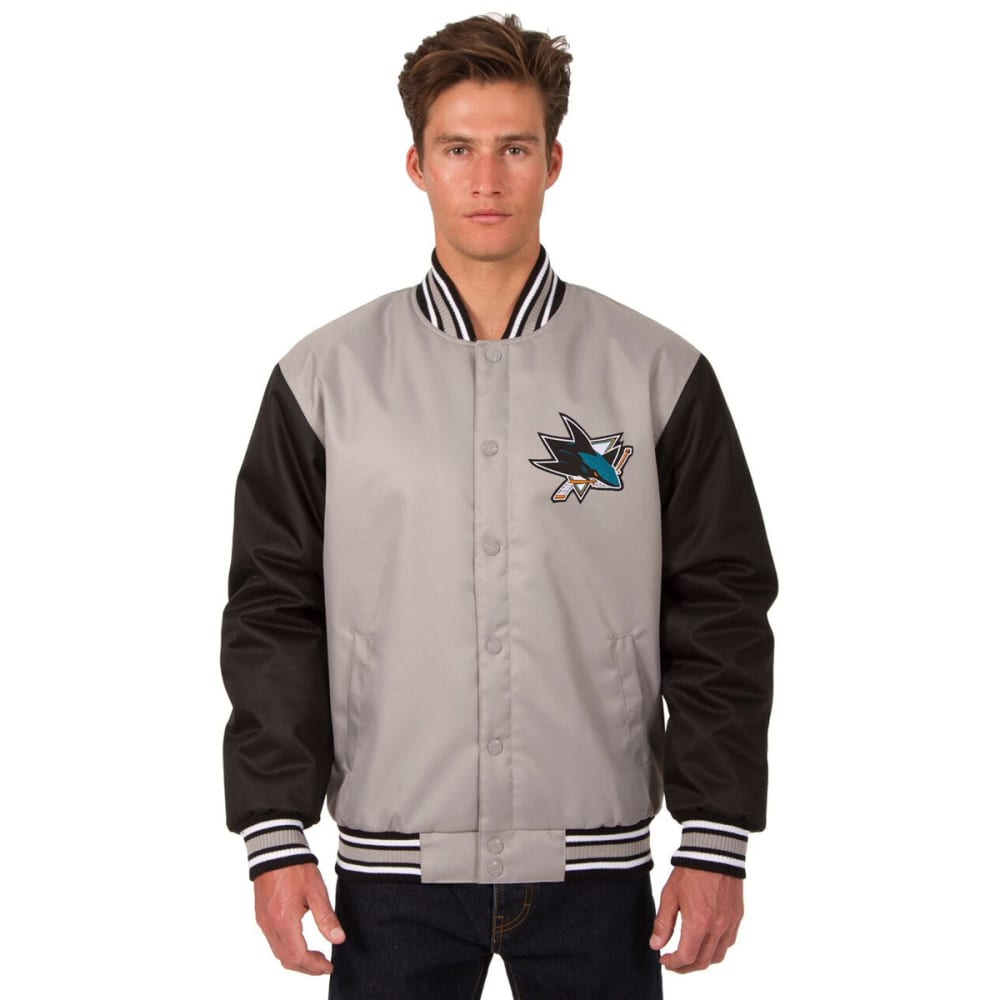 SAN JOSE SHARKS Men's Poly Twill Embroidered Jacket S