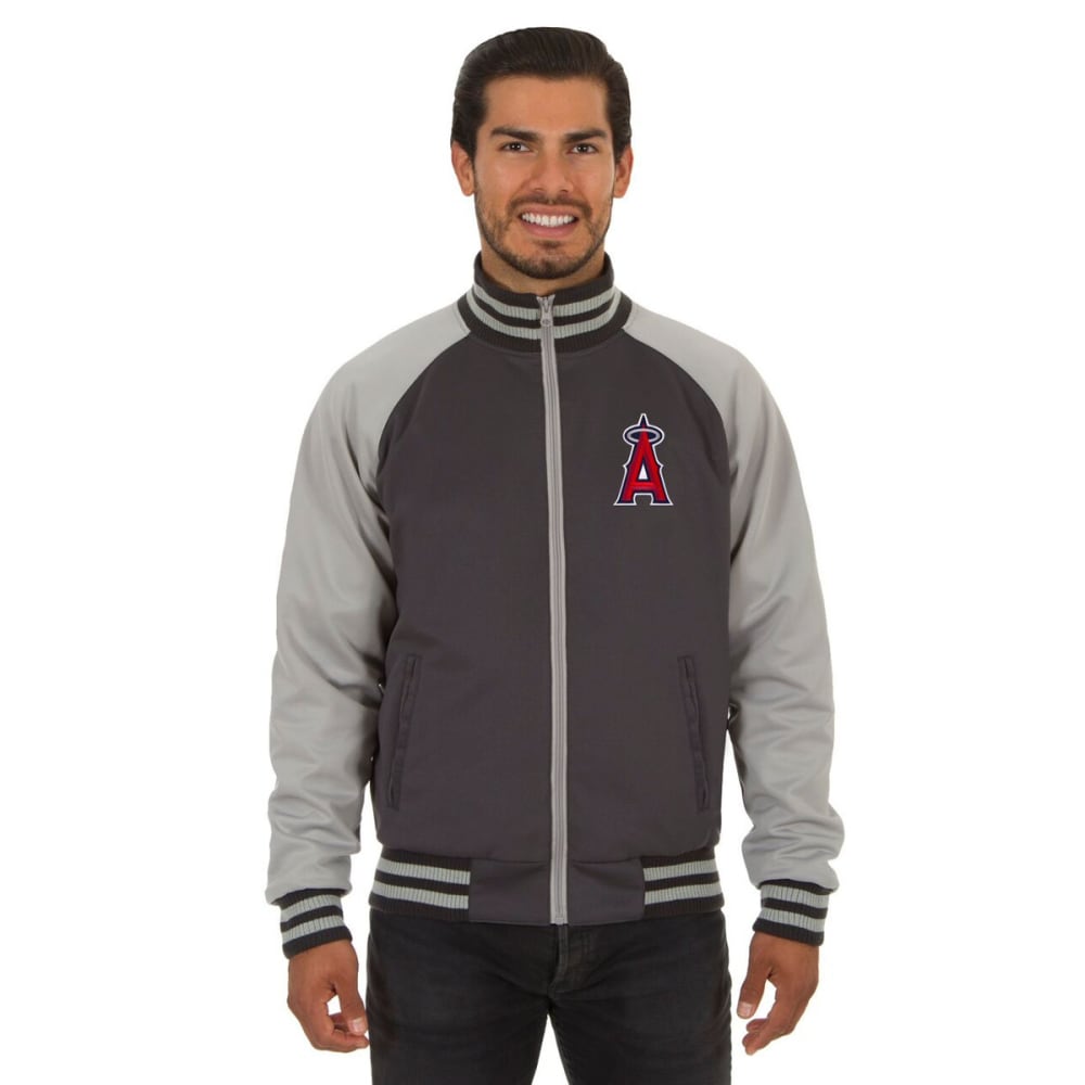 LOS ANGELES ANGELS Men's Reversible Embroidered Track Jacket S