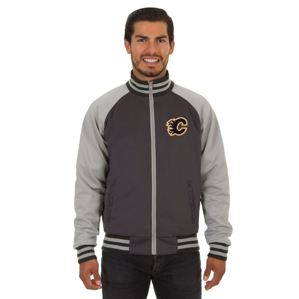 CALGARY FLAMES Men's Reversible Embroidered Track Jacket S