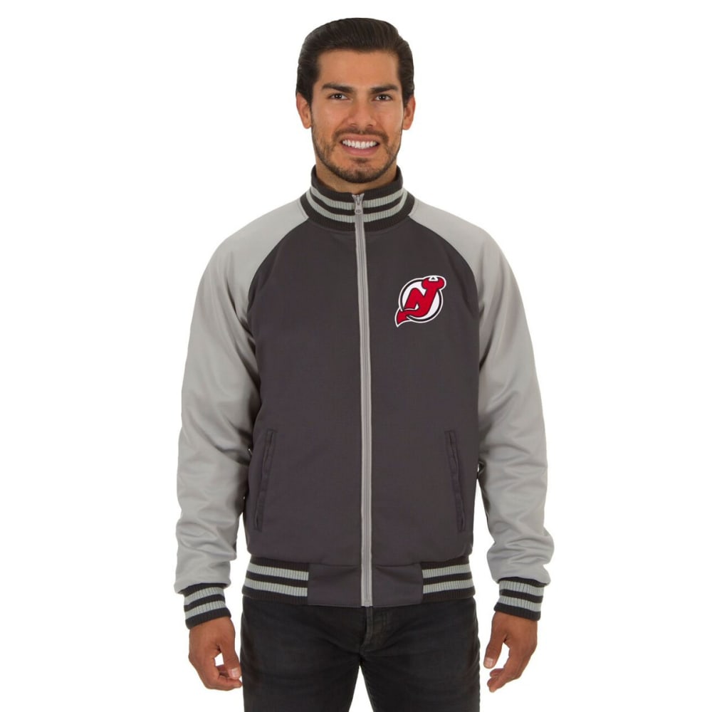 NEW JERSEY DEVILS Men's Reversible Embroidered Track Jacket S