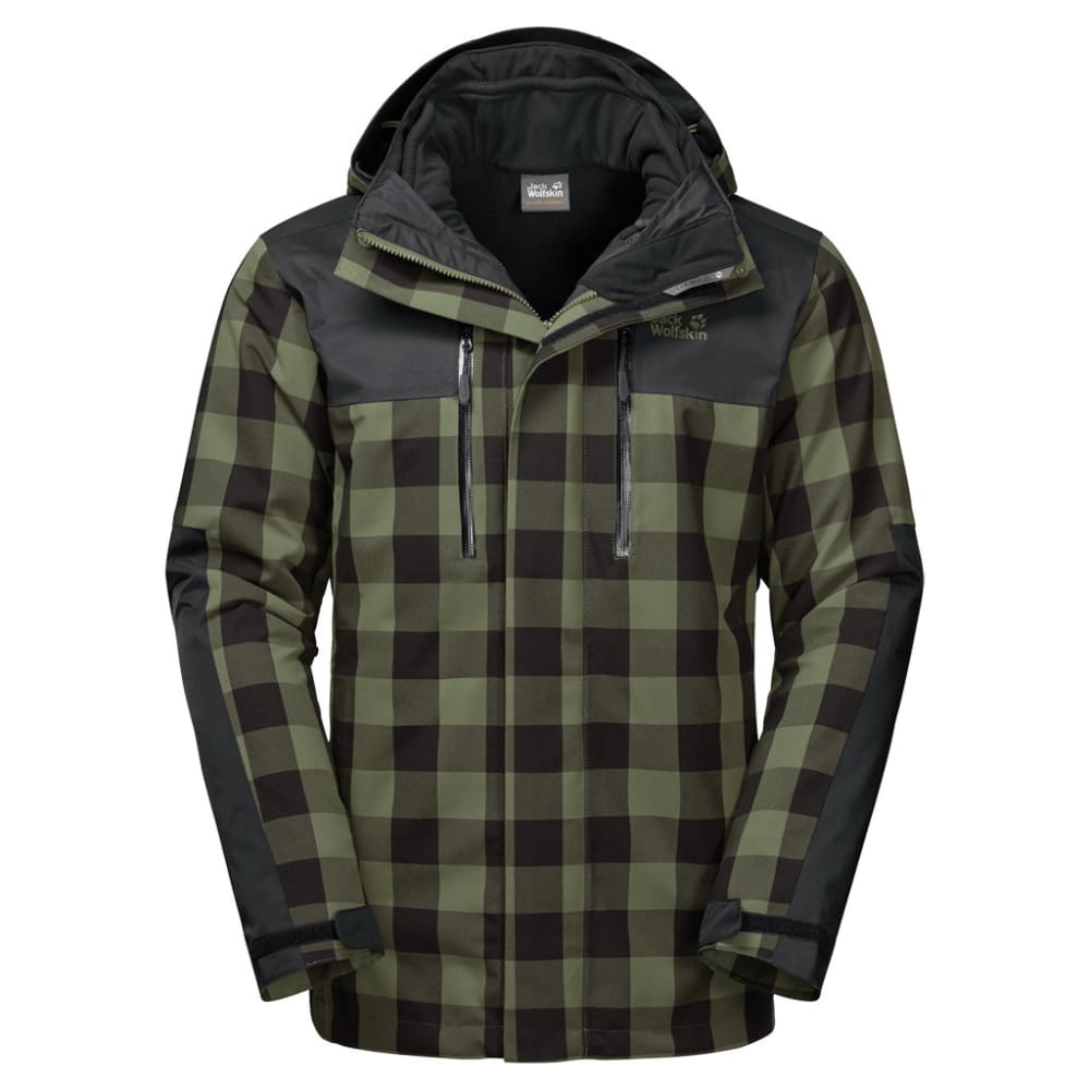 JACK WOLFSKIN Men's Timberwolf 3-in-1 Jacket L