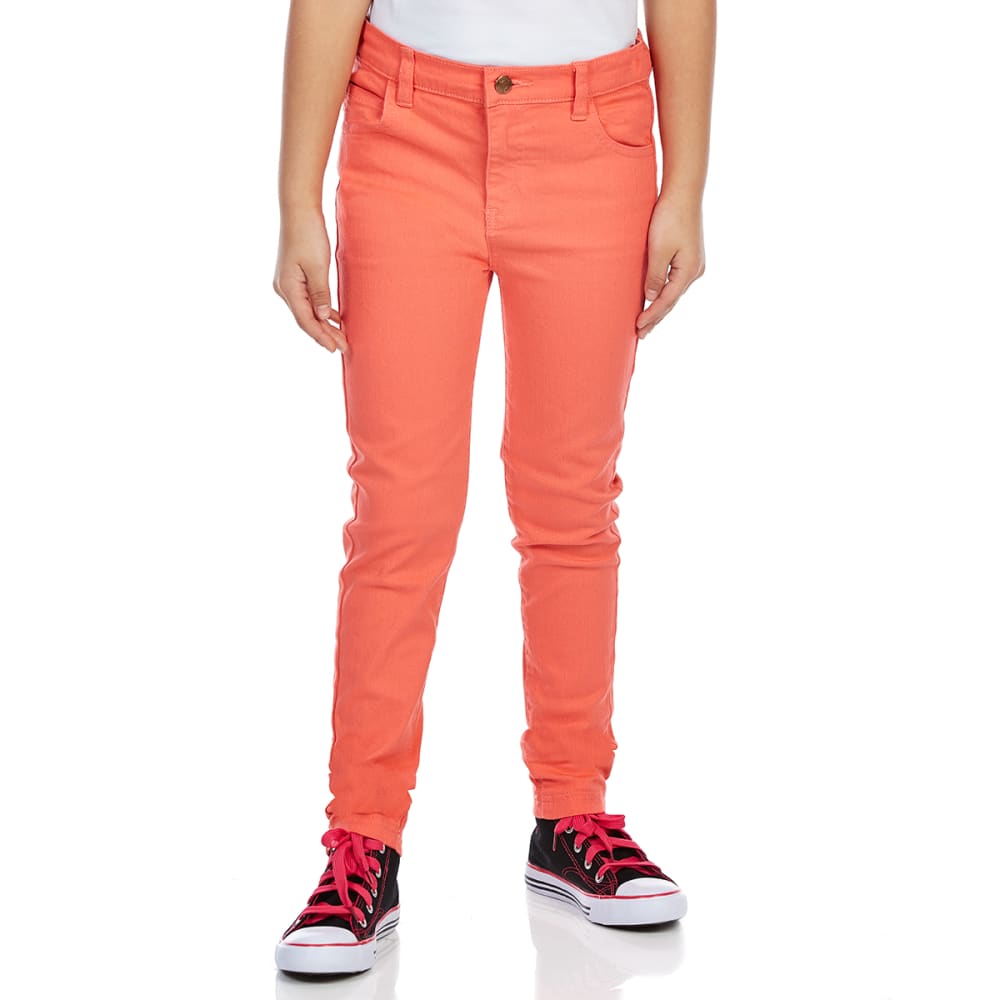 MINOTI Girls' Slub Twill Skinny Pants 9-10