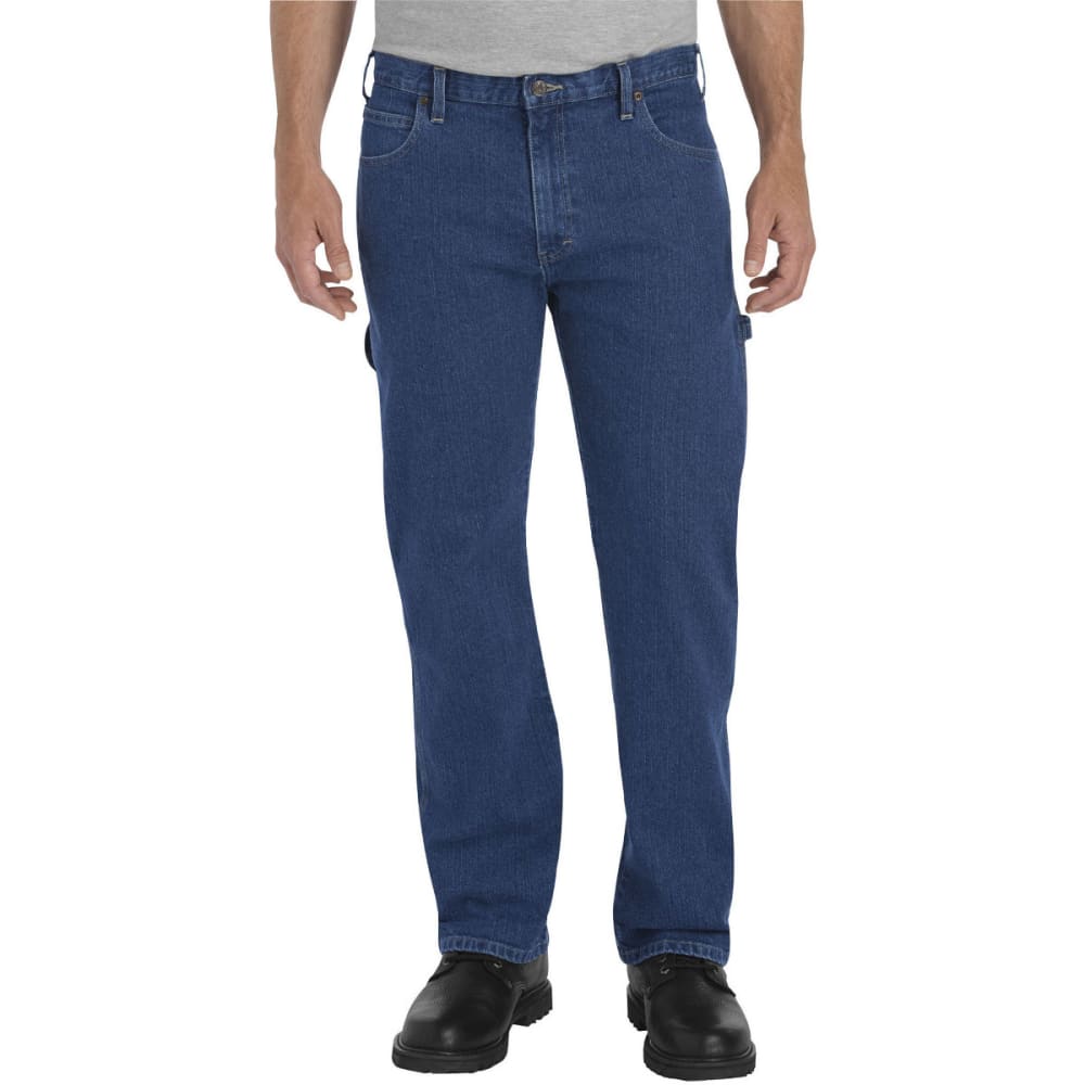 DICKIES Men's FLEX Relaxed Fit Straight Leg Carpenter Denim Jean - Bob ...